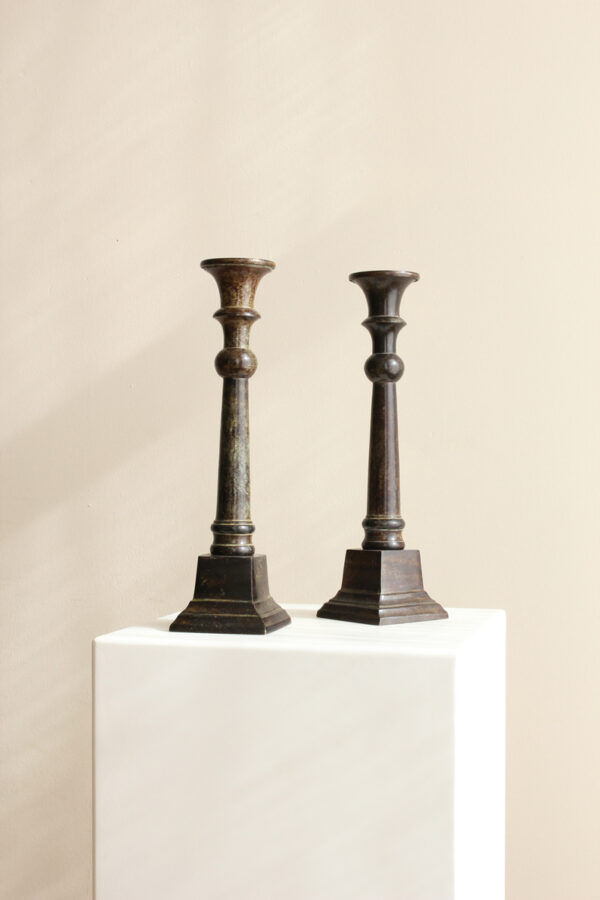 Bronze Candlestick Holders