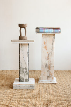 Peach Marble Pedestal